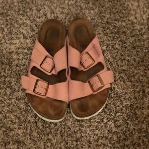 Birkenstock Arizona Soft Footbed Suede Rose